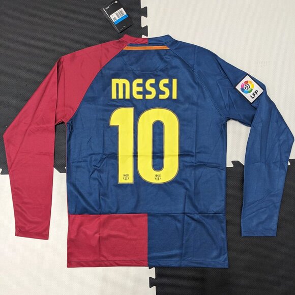 FC Barcelona 2008/09 Messi #10 UEFA Champions League Home Jersey - Picture 2 of 11